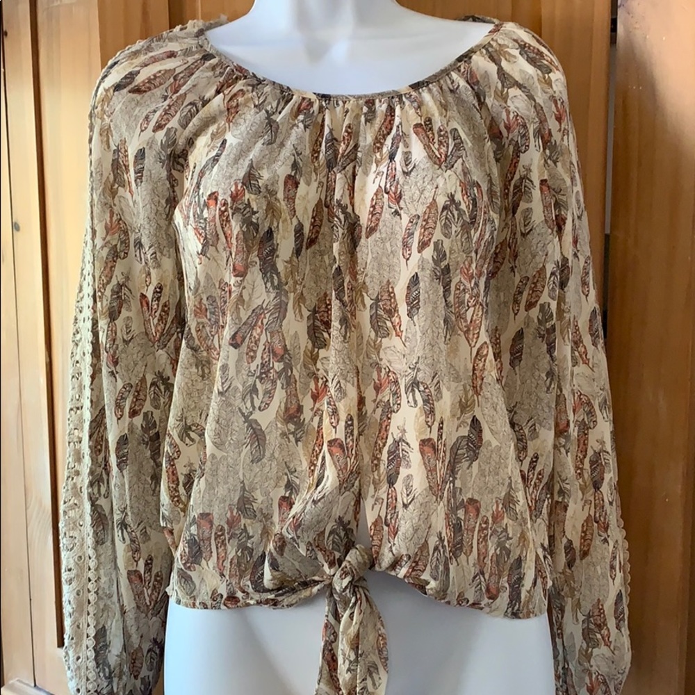 Never Worn-American Rag Long Sleeve Blouse-Size XS